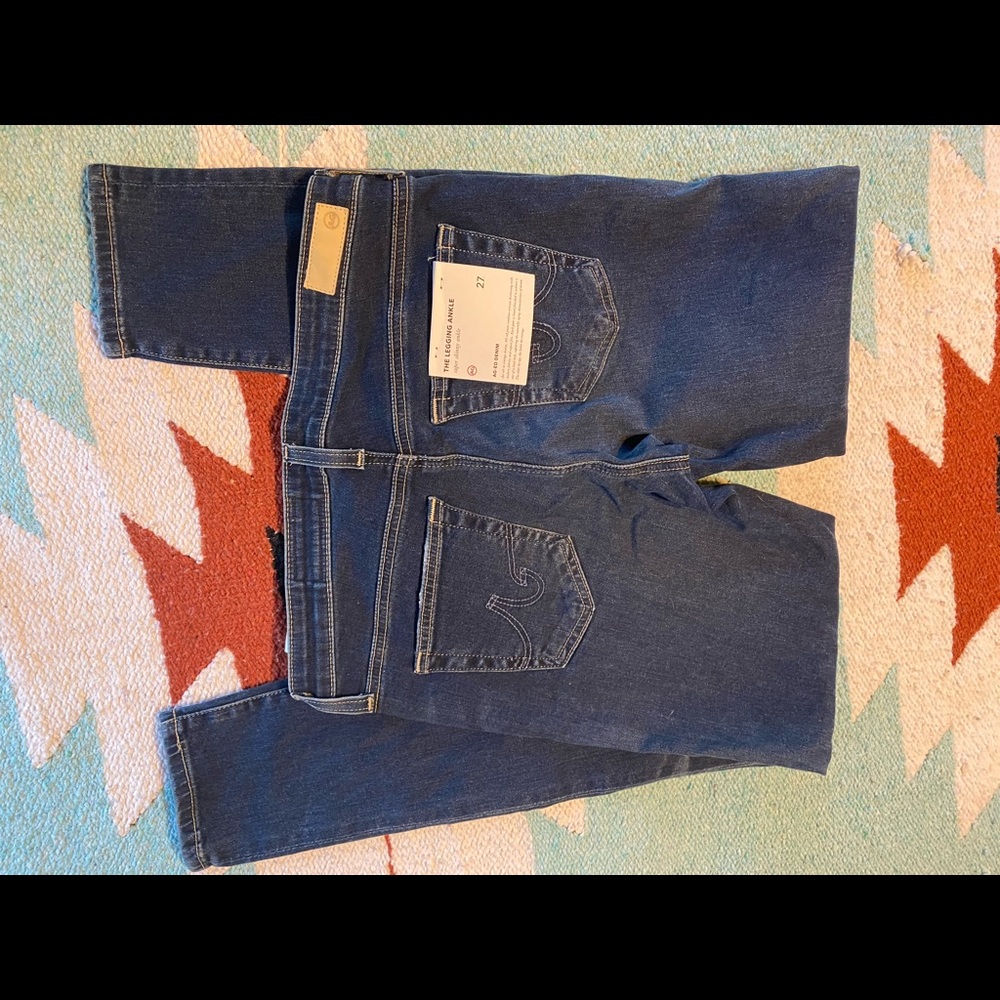 Adriano Goldschmied jeans, sz.27 nwt, blue jean with light stitching